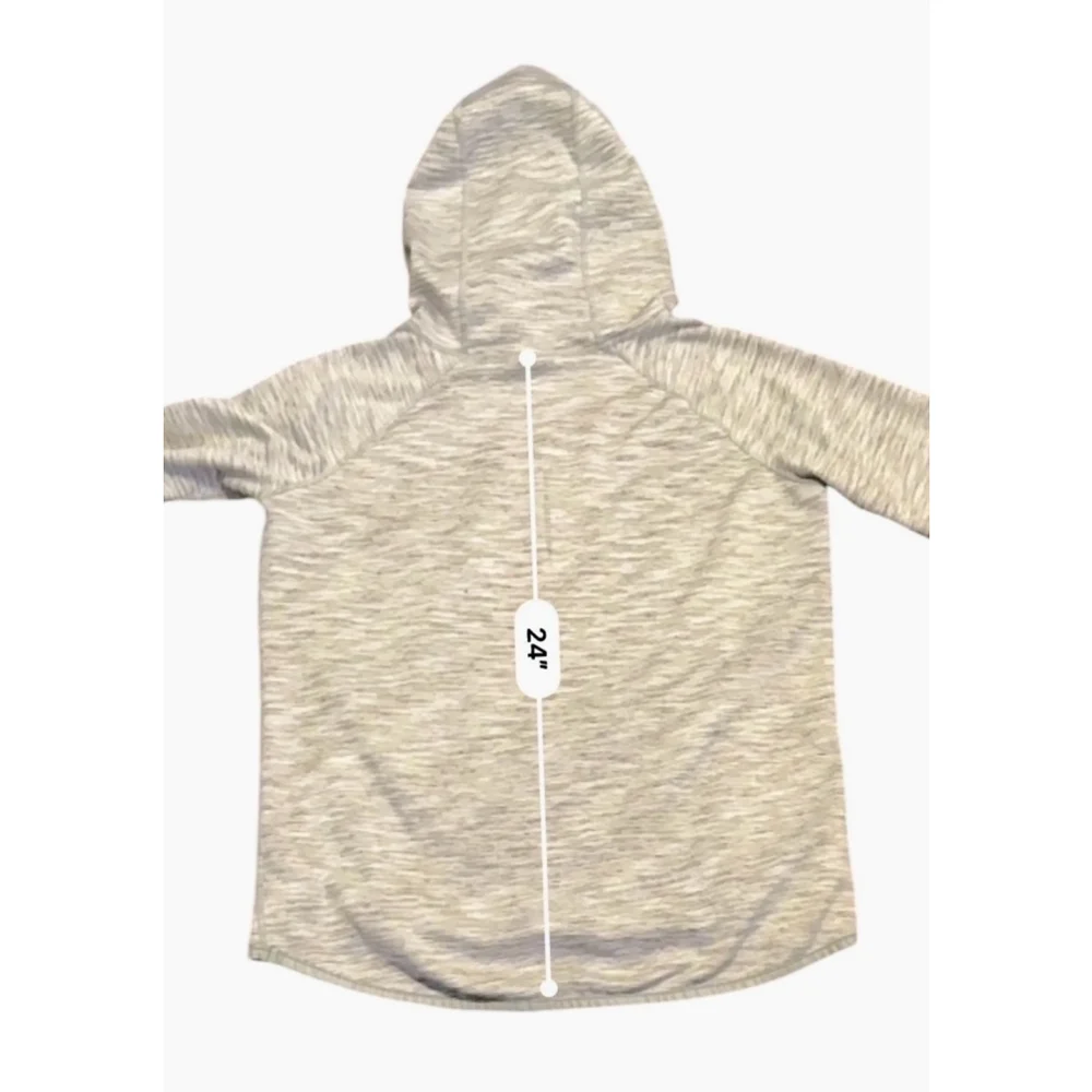 GapFit Women’s Orbital Fleece Hoodie Gray Matter Fitted Hoodie Size Medium​​​​​ - Picture 6 of 12